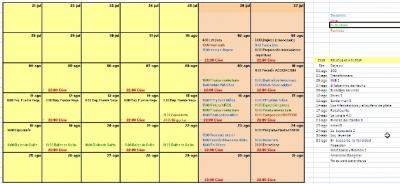 Calendario actividades verano 2008